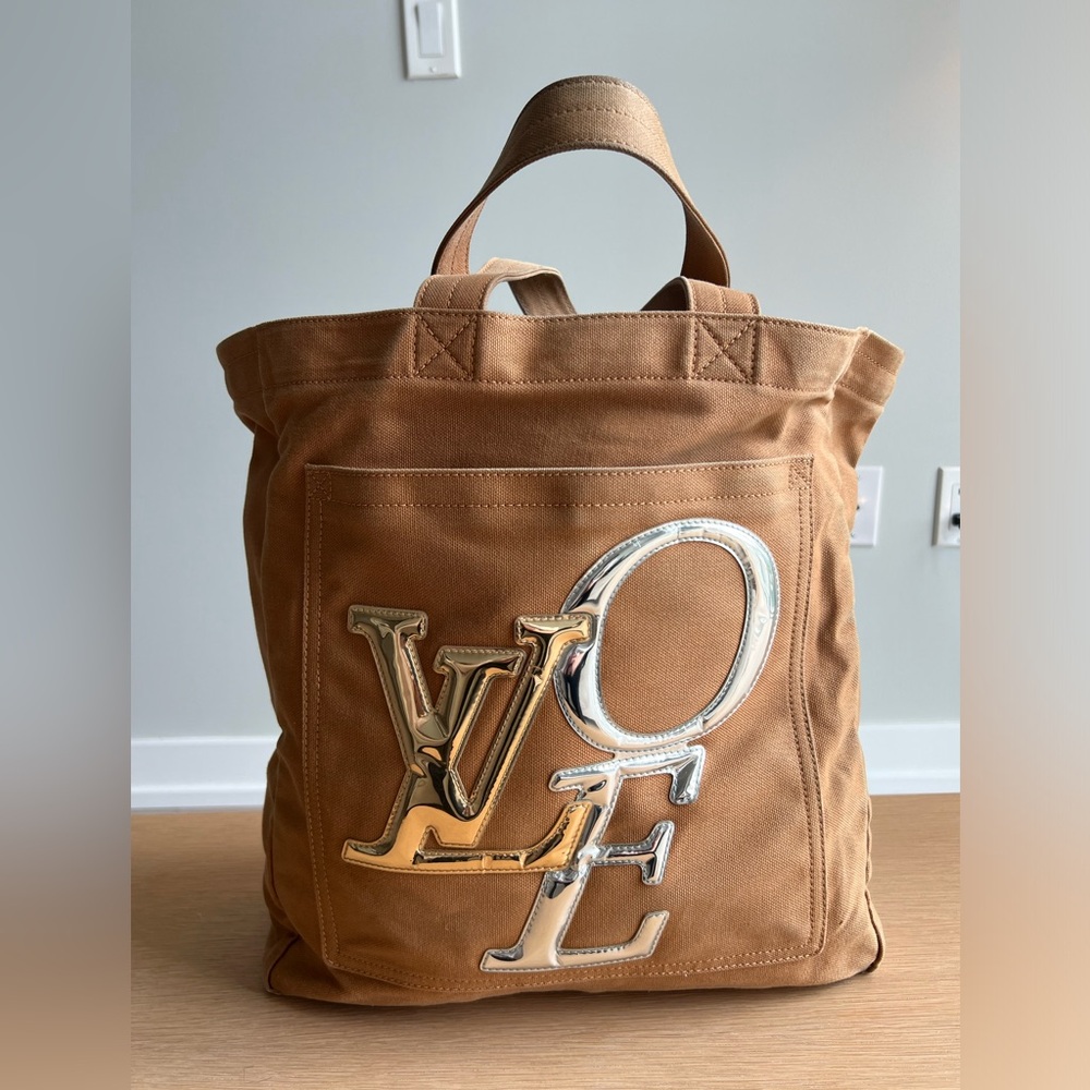 Louis Vuitton “That’s LOVE” tote bag.